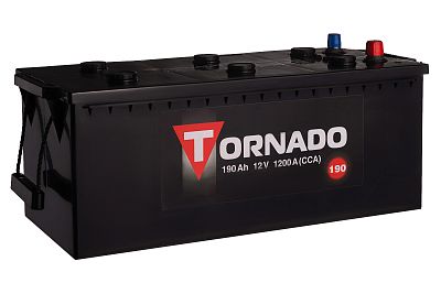 Автомобильный аккумулятор TORNADO 6CT-190 NR (арт.690131080)