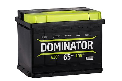 Автомобильный аккумулятор DOMINATOR 6СТ-65 VLR (арт.565108060)