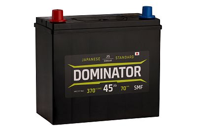 Автомобильный аккумулятор DOMINATOR (JIS) 6CT-45 А (1) B24R (арт. 545317062)
