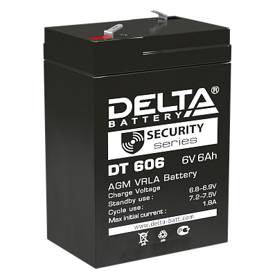 Аккумуляторная батарея Delta DT 606 6V,6Ач