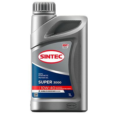 7  / А/масло SINTEC Super 3000 10W40 п/с 1 л