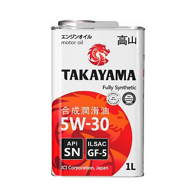 5  / А/масло TAKAYAMA (МЕТАЛЛ) 5W30 син 1 л GF-5 API SN Adaptec