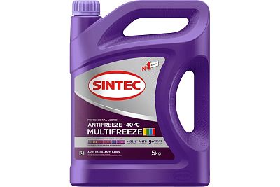 7  / Антифриз Sintec Multifreeze (violet НОВЫЙ) 5 кг