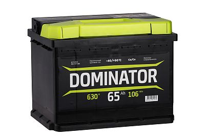Автомобильный аккумулятор DOMINATOR 6СТ-65 VL (арт.565107060)
