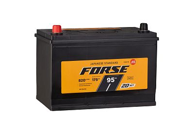 Автомобильный аккумулятор FORSE Asia 6СТ- 95 VL (1) 115D31R (арт.595356052)