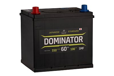 Автомобильный аккумулятор DOMINATOR (JIS) 6CT-60 А (1) D23R (арт.560313062)
