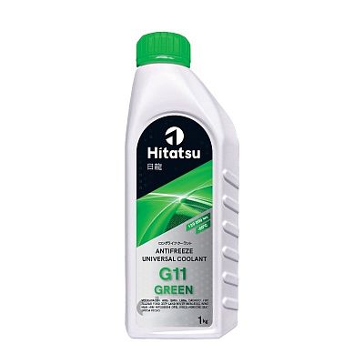 Антифриз Hitatsu Universal Coolant G11 GREEN, зеленый, готовый, -45, 1кг