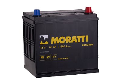 Автомобильный аккумулятор MORATTI JIS 65 а/ч (0) D23 (арт.565312032) 75D23L